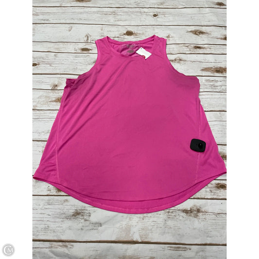 Athletic Tank Top By Tek Gear In Pink, Size: Xl