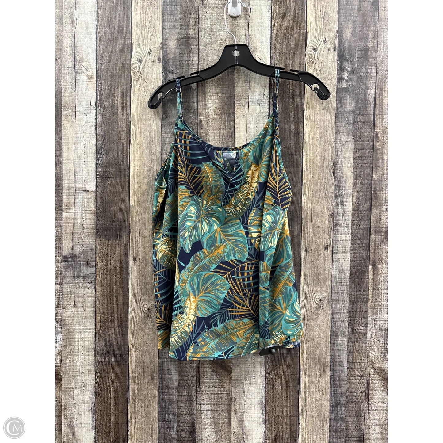 Tank Top By Shein In Green, Size: Xl