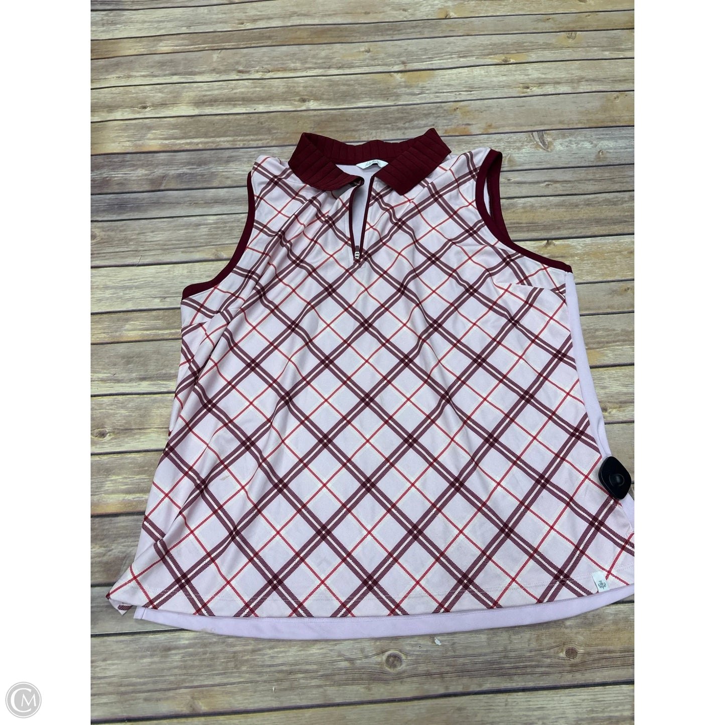 Athletic Tank Top By Lady Hagen In Pink, Size: Xxl