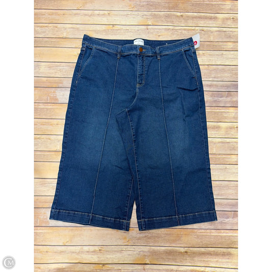 Jeans Cropped By Lane Bryant In Blue Denim, Size: 22