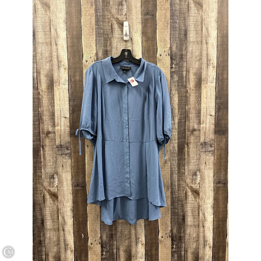 Dress Casual Short By Lane Bryant In Blue, Size: 2x