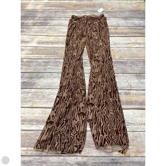 Pants Wide Leg By Cmf In Brown, Size: S