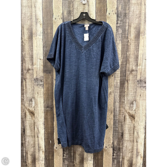 Dress Casual Short By Chicos In Blue, Size: Xl