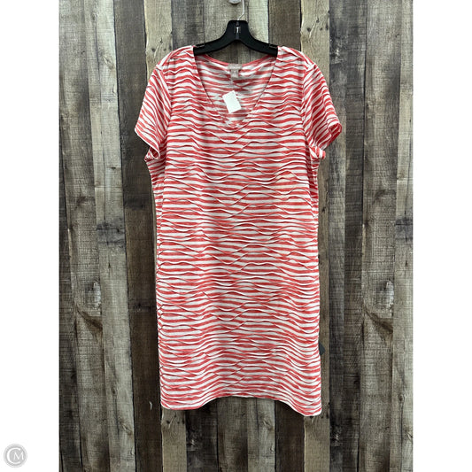 Dress Casual Short By Chicos In Striped Pattern, Size: Xl