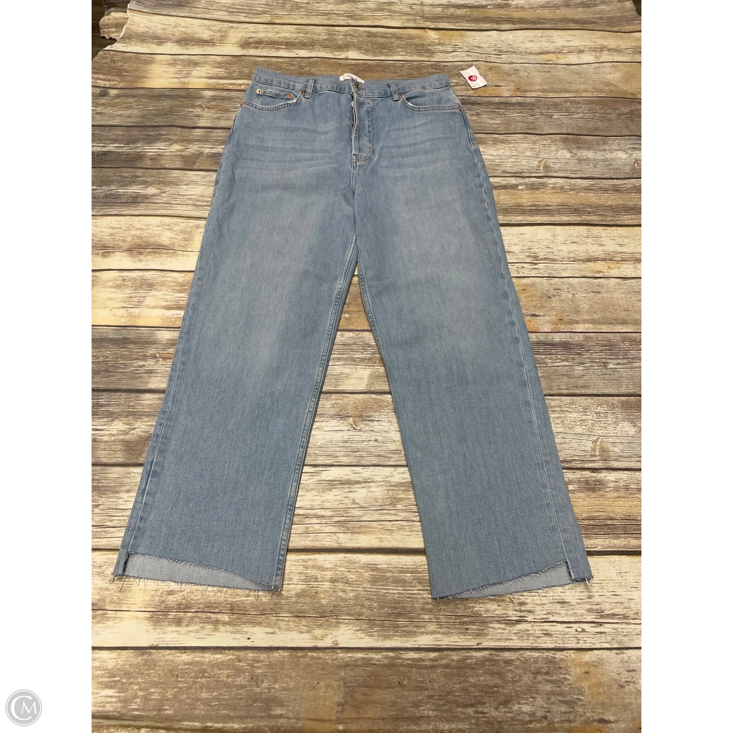 Jeans Straight By Rails In Blue Denim, Size: 12