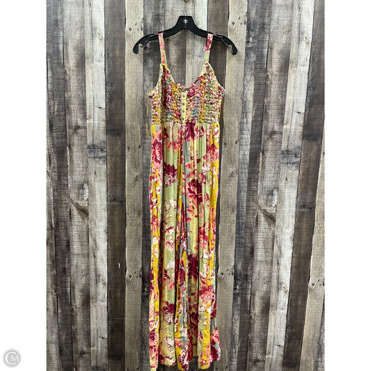 Jumpsuit By Free People In Floral Print, Size: S