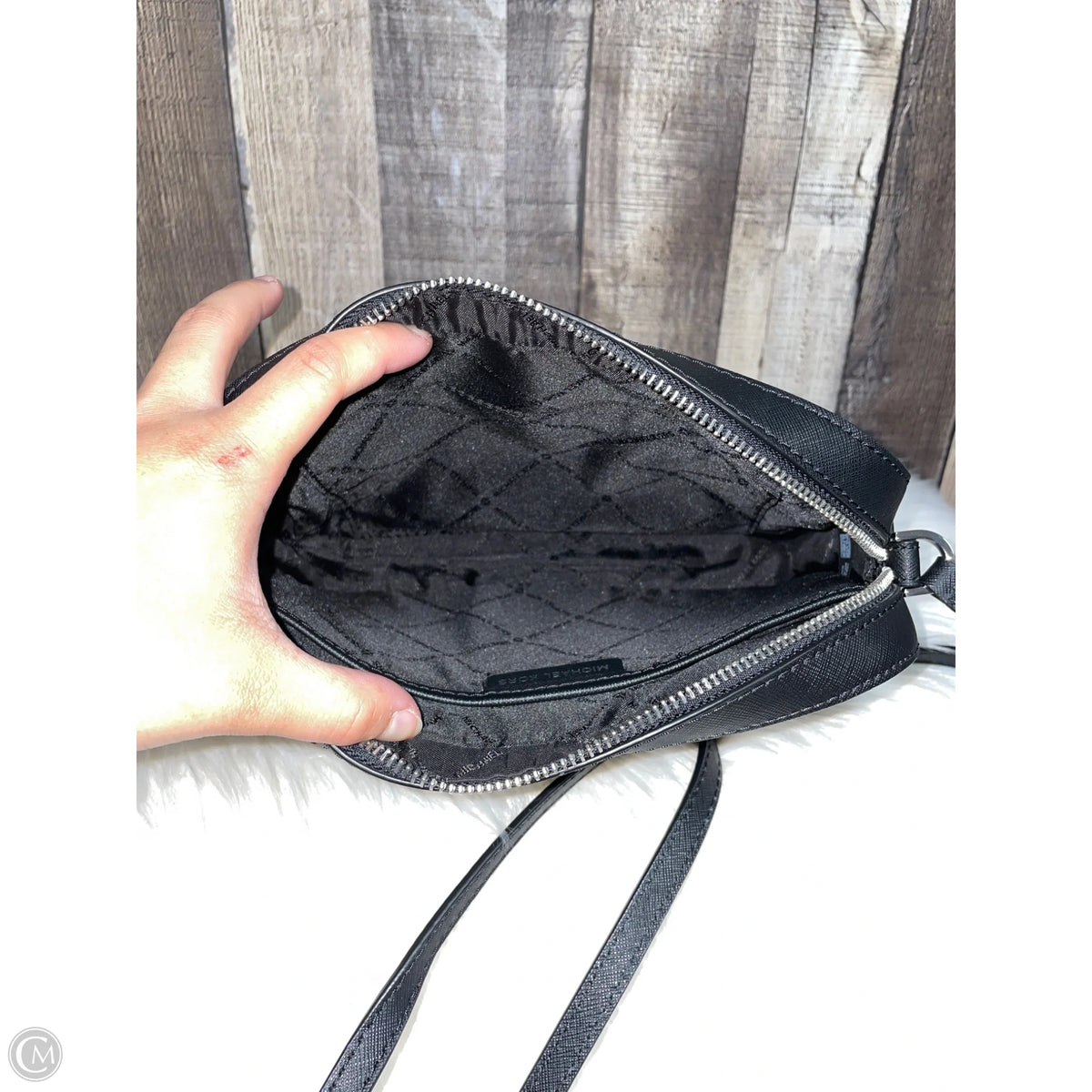 Crossbody Designer By Michael Kors, Size: Medium