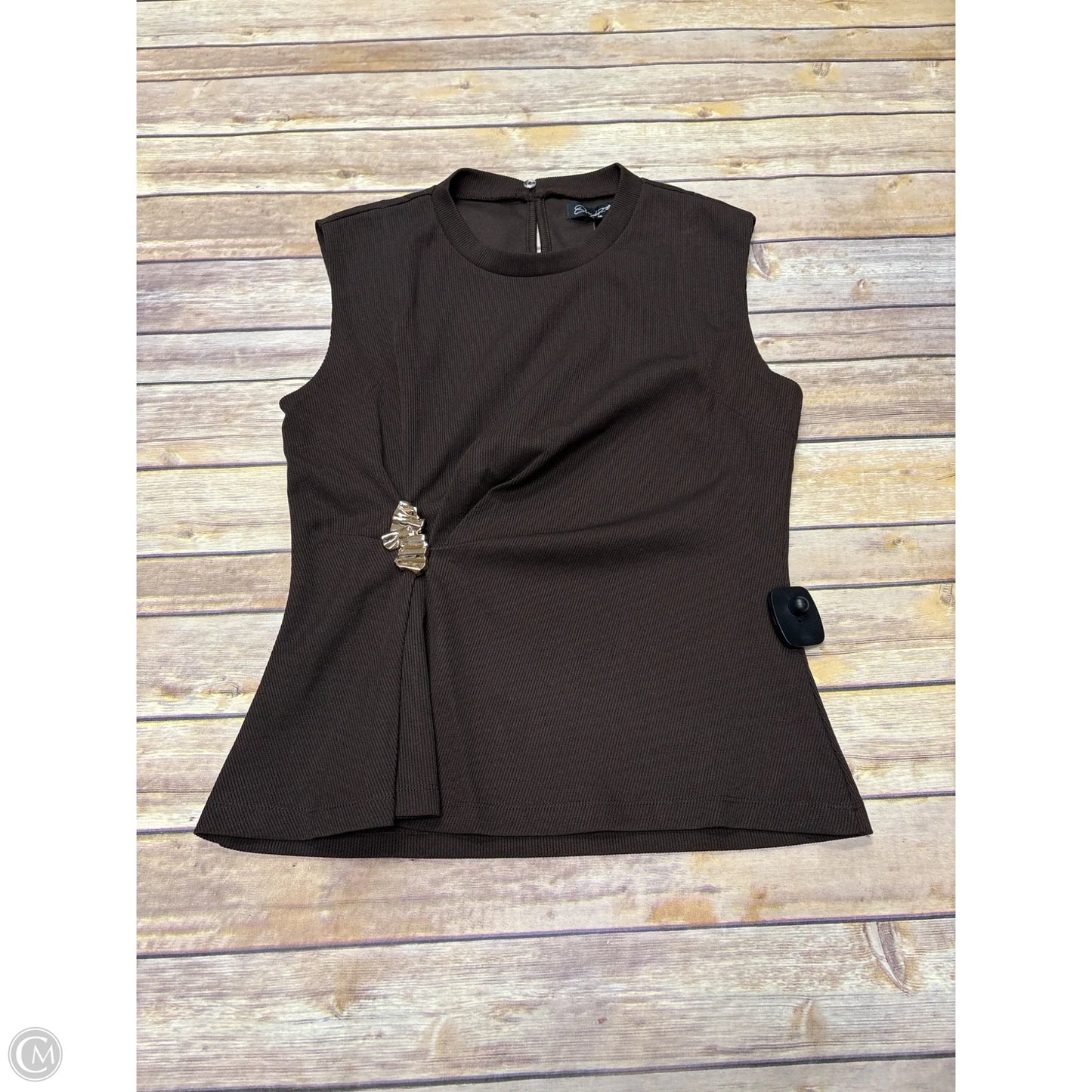 Tank Top By Cme In Brown, Size: M