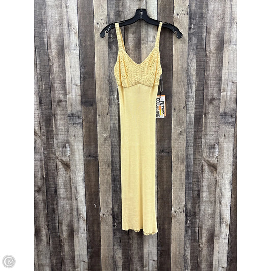 Dress Casual Midi By Future Collective In Yellow, Size: S