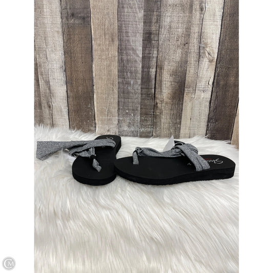 Sandals Flats By Skechers In Black, Size: 8