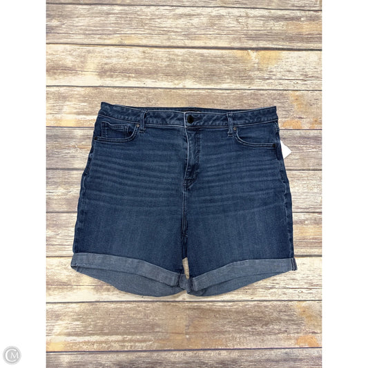 Shorts By Simply Vera In Blue Denim, Size: 18