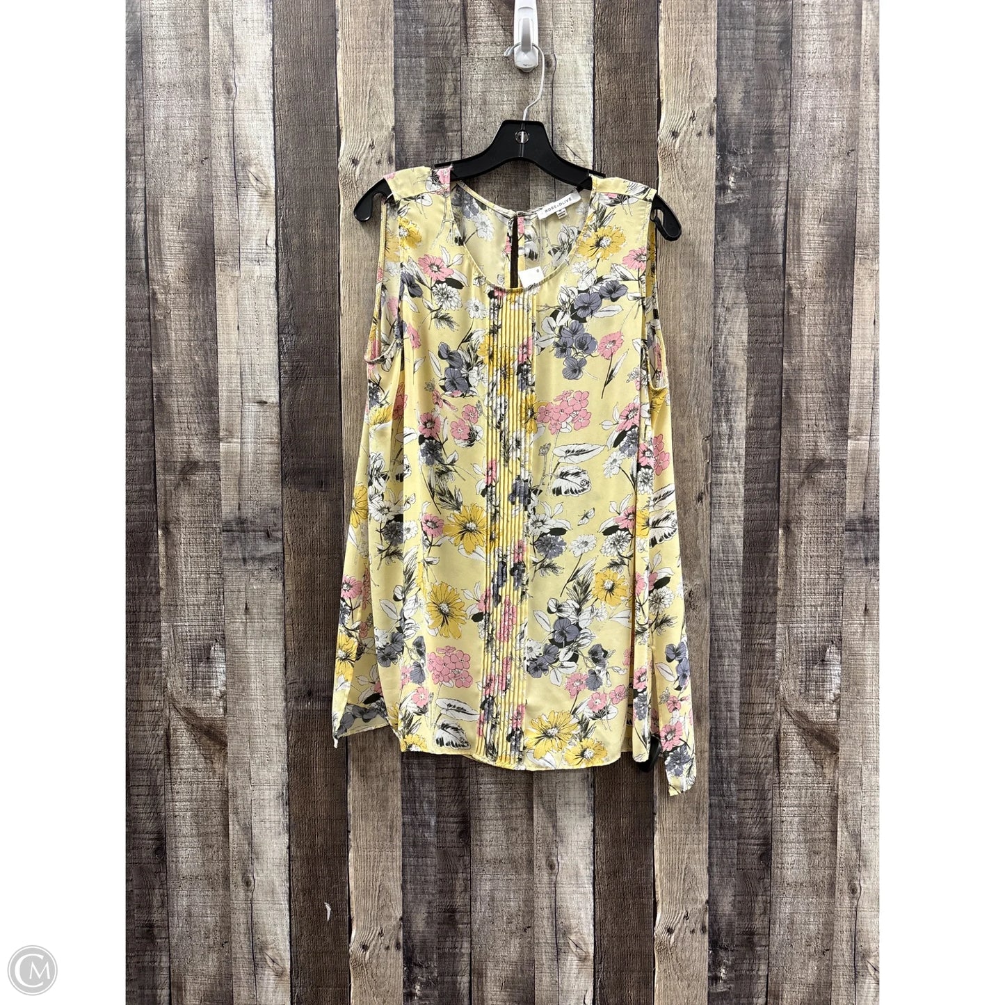 Tank Top By Rose And Olive In Yellow, Size: 1x