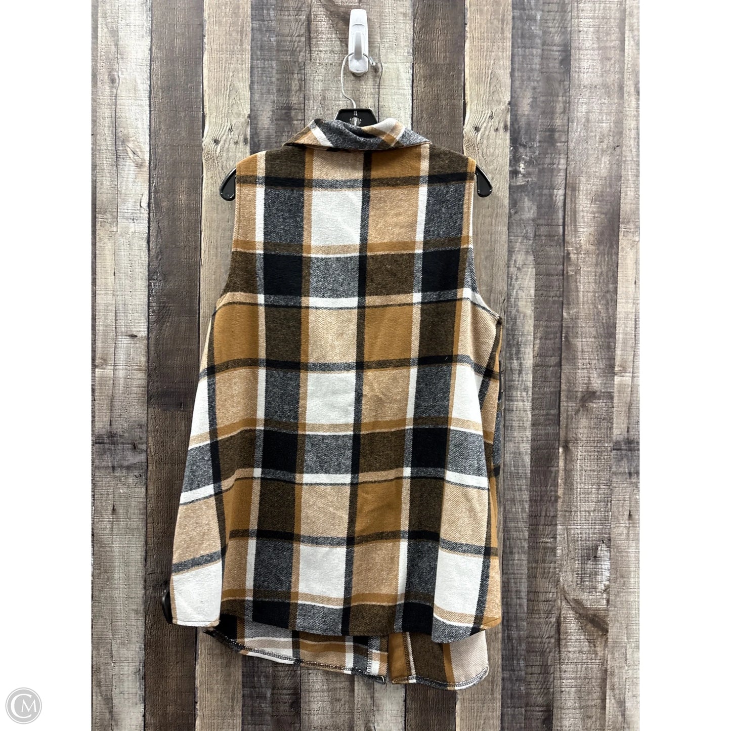 Vest Faux Fur & Sherpa By Shein In Brown, Size: Xl