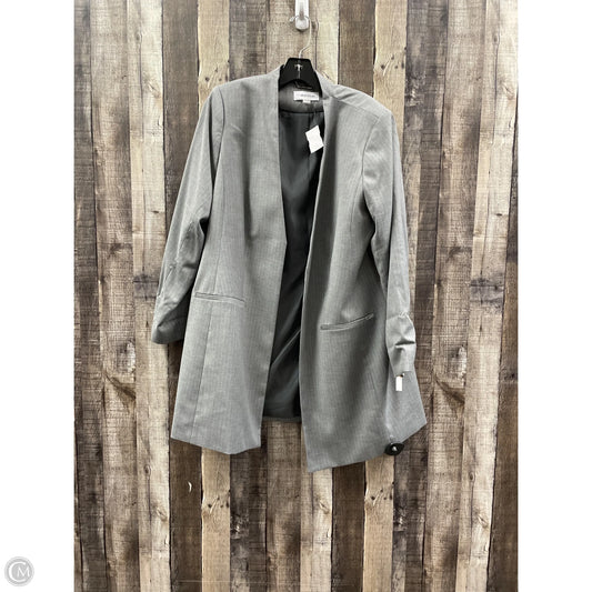 Blazer By Calvin Klein In Grey, Size: L