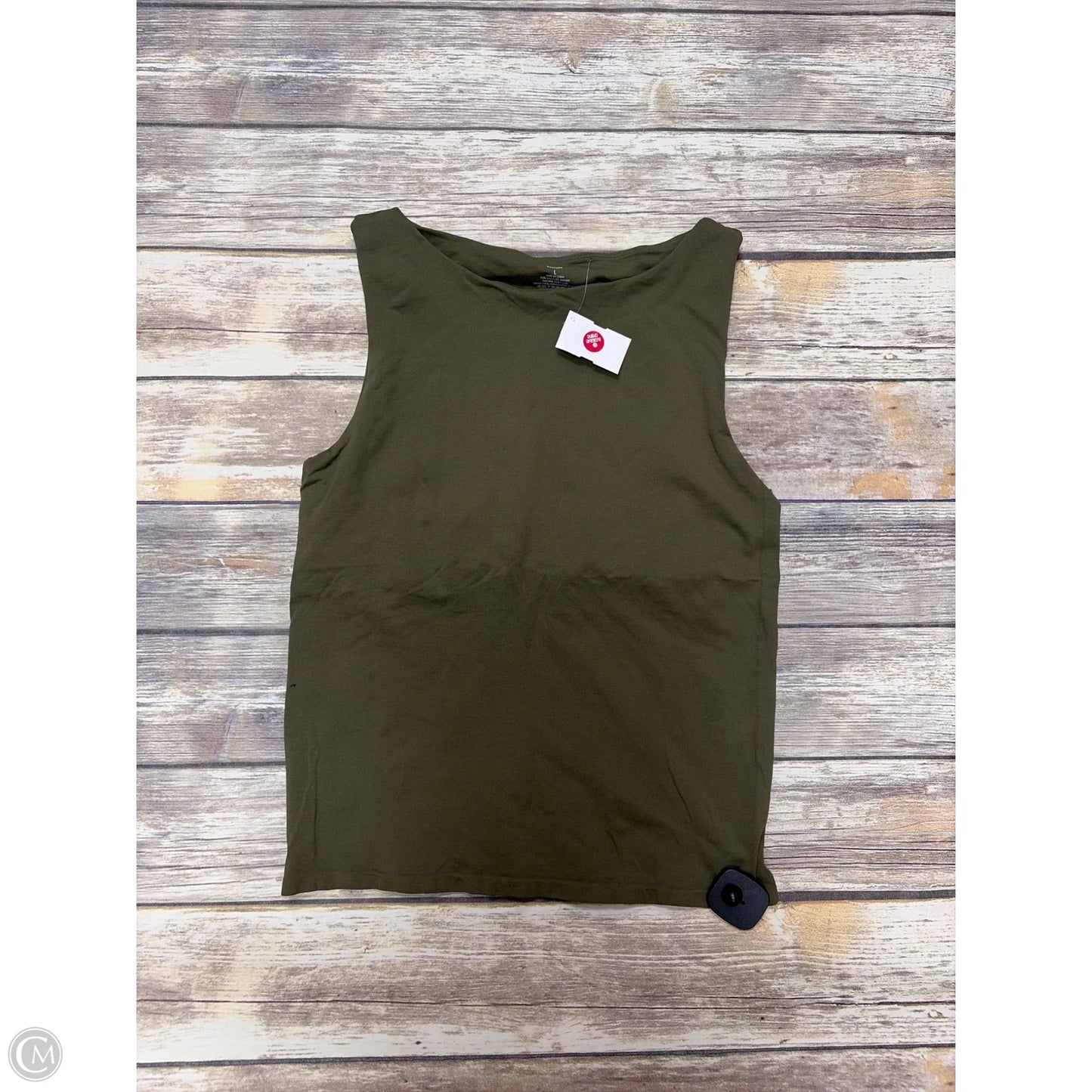 Top Sleeveless Basic By Cme In Green, Size: L