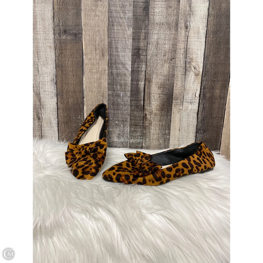Shoes Flats By Cmf In Animal Print, Size: 12
