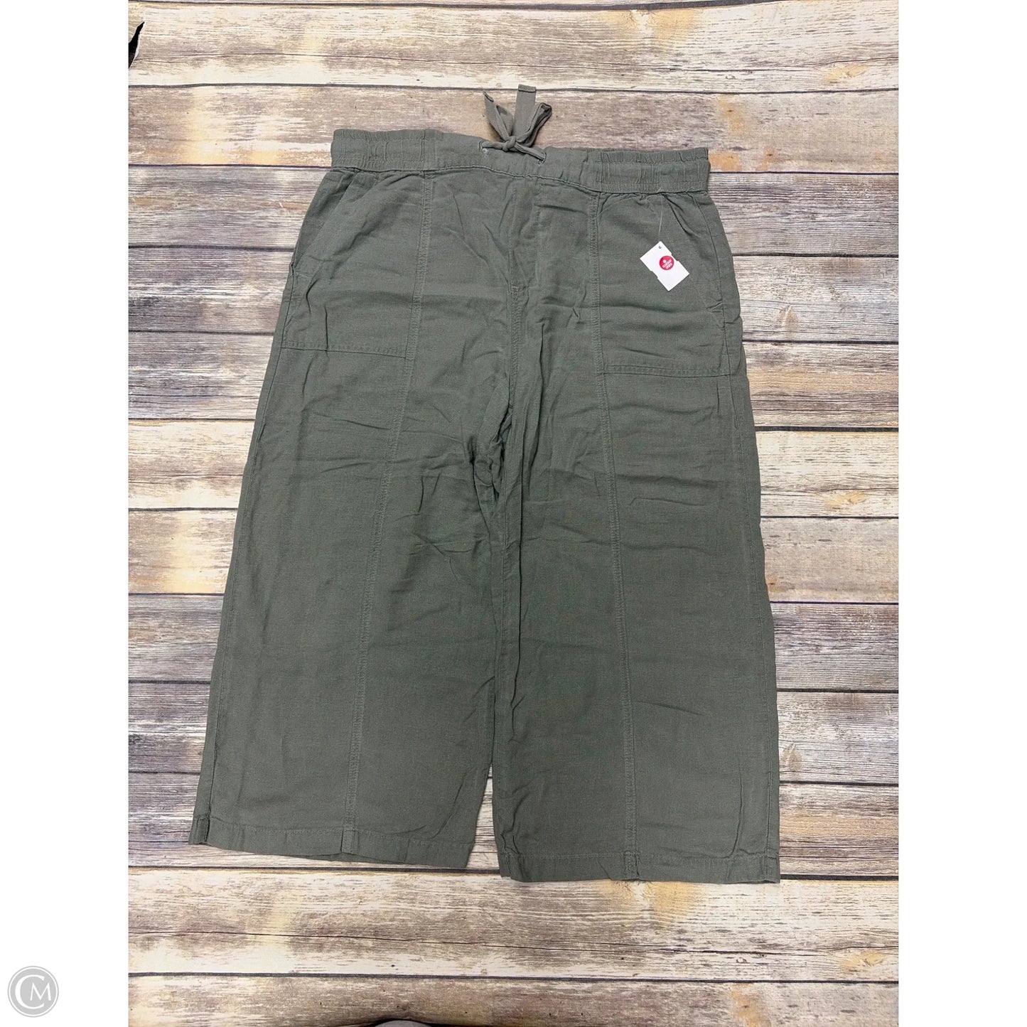 Pants Wide Leg By Falls Creek In Green, Size: 16
