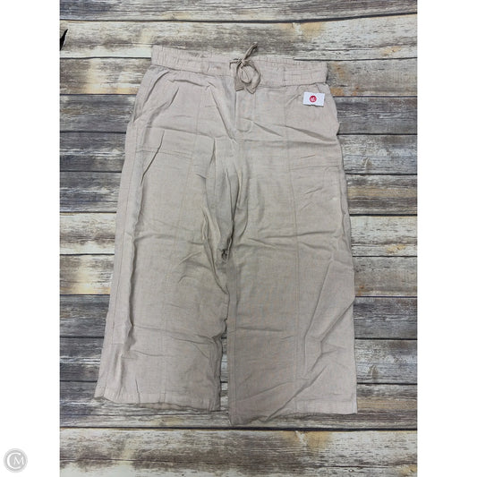 Pants Wide Leg By Falls Creek In Beige, Size: Xl