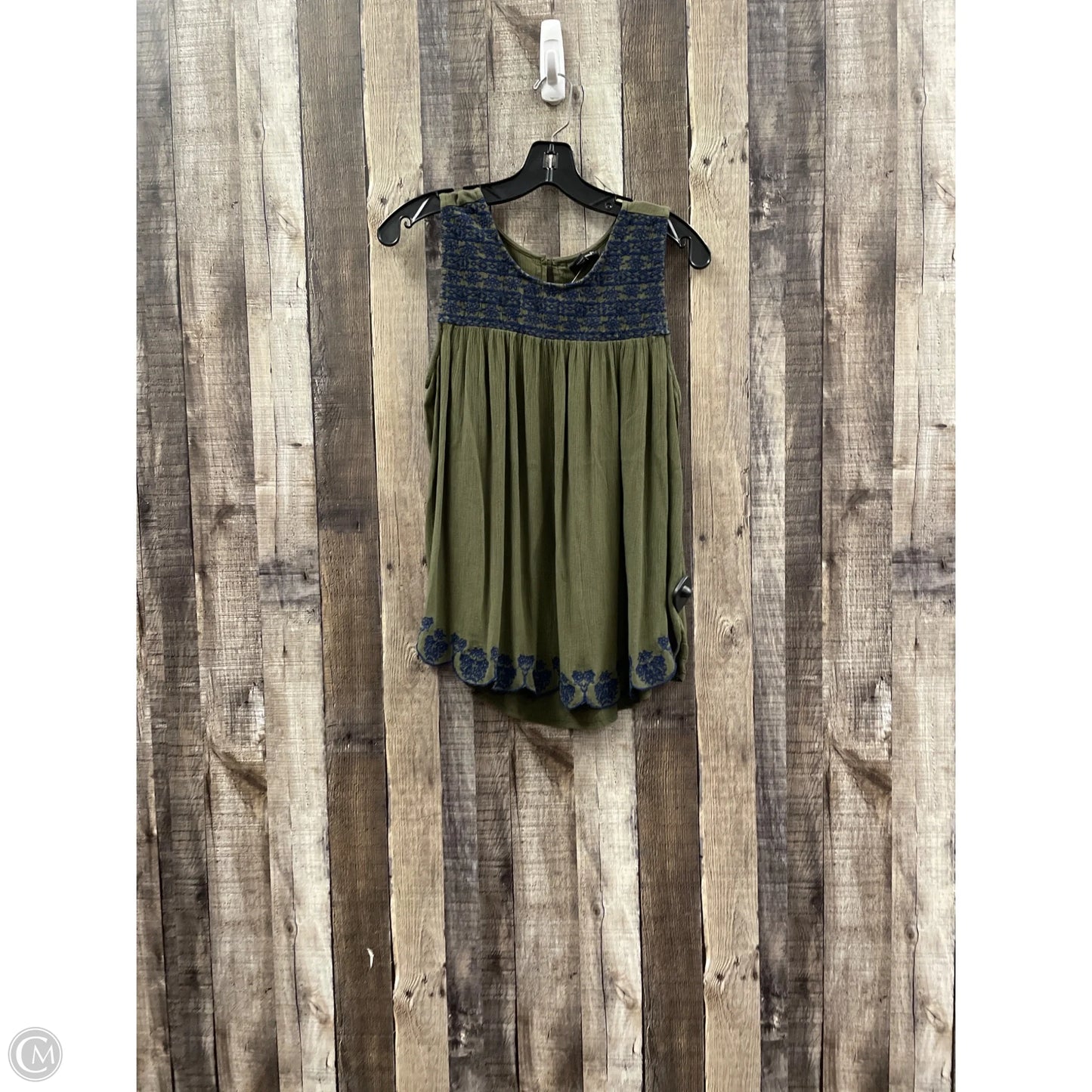 Tank Top By Ana In Green, Size: M