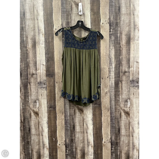 Tank Top By Ana In Green, Size: M
