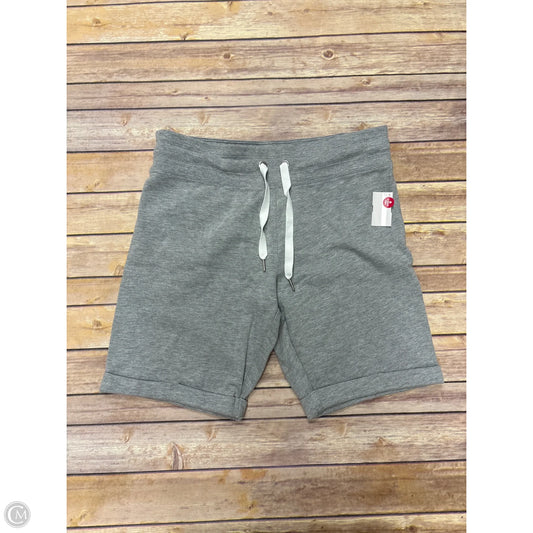 Athletic Shorts By Calvin Klein In Grey, Size: L