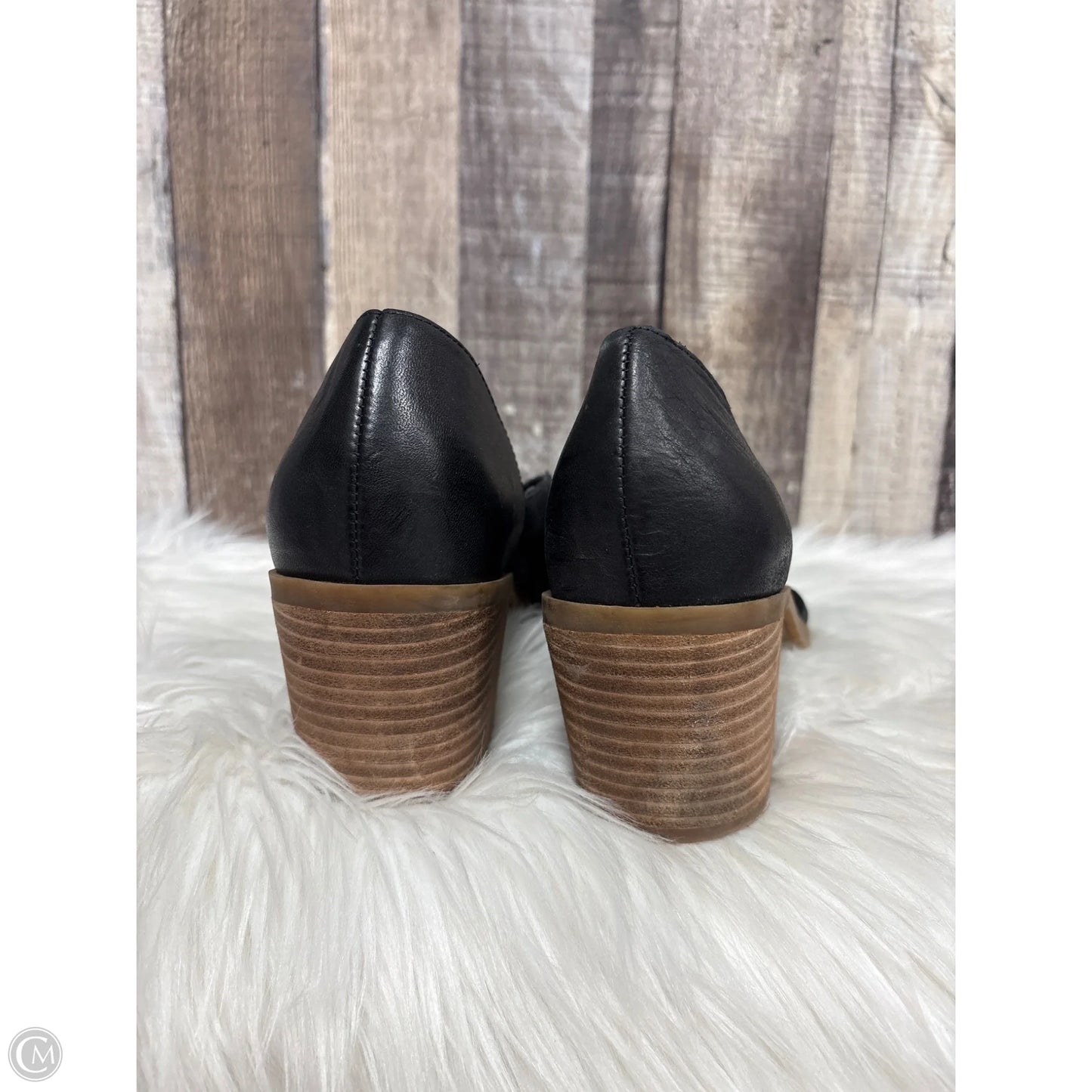 Sandals Heels Block By Lucky Brand In Black, Size: 8.5
