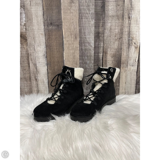 Boots Leather By Marc Fisher In Black, Size: 8