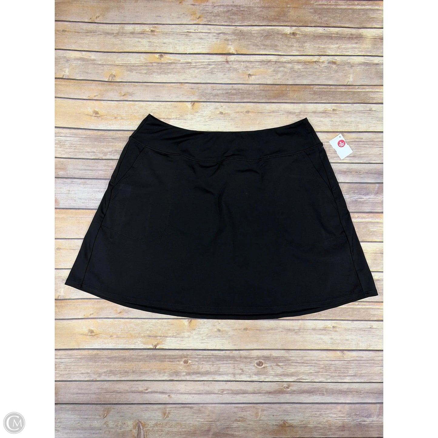 Athletic Skort By Cme In Black, Size: 2x
