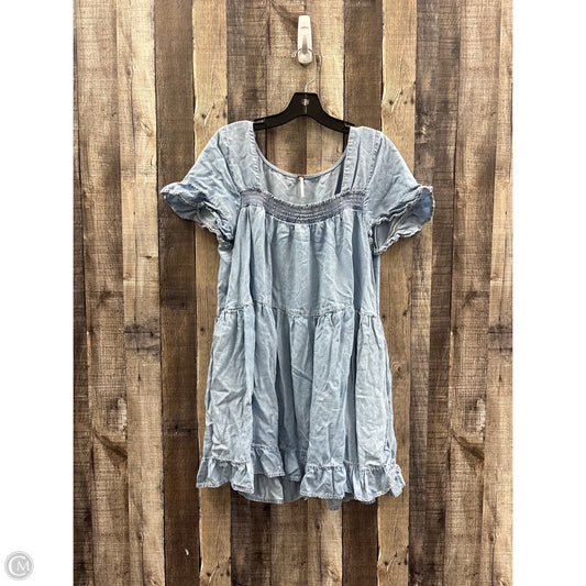 Dress Casual Midi By Free People In Blue, Size: L