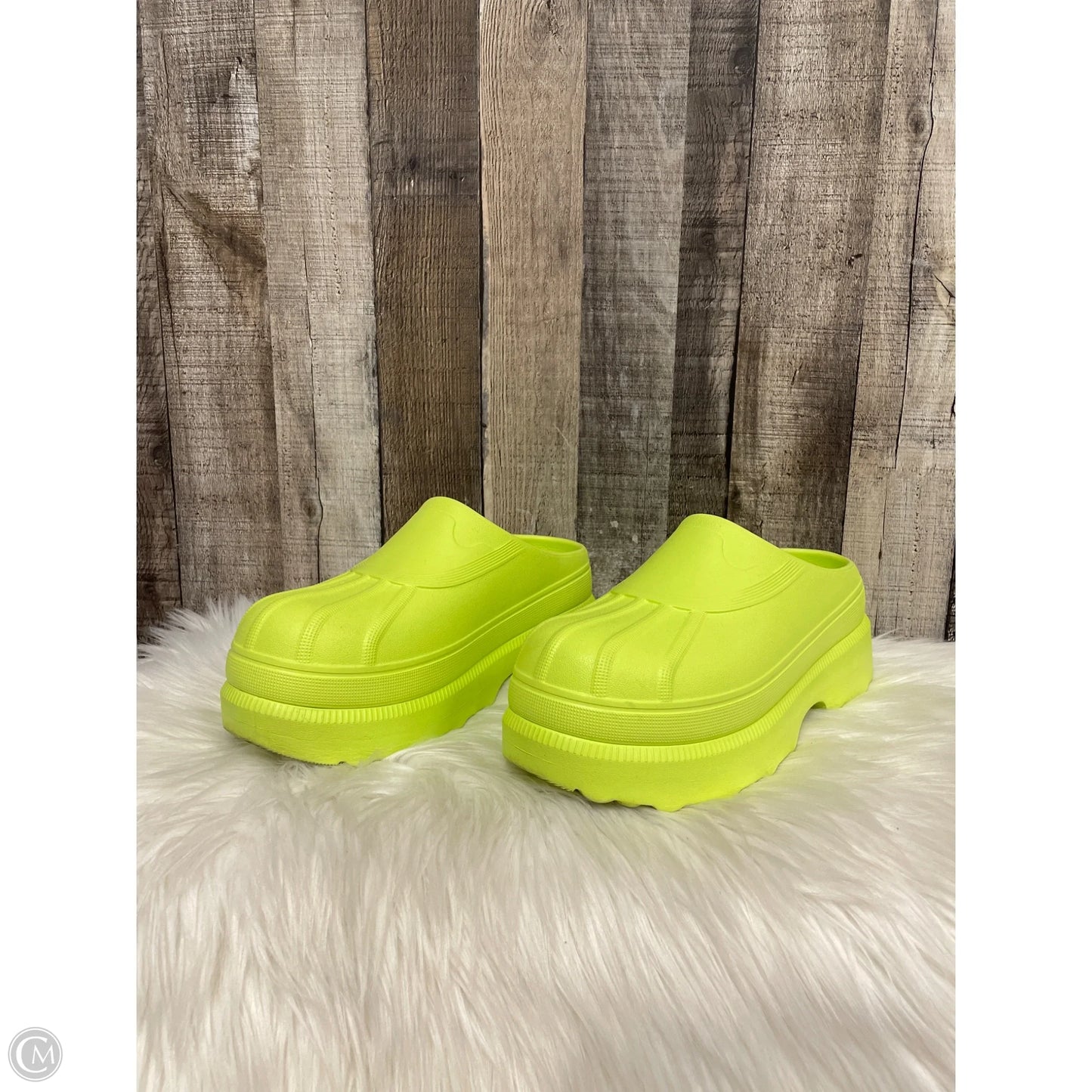 Shoes Heels Platform By Sorel In Yellow, Size: 11