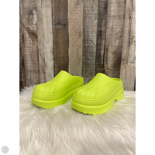 Shoes Heels Platform By Sorel In Yellow, Size: 11