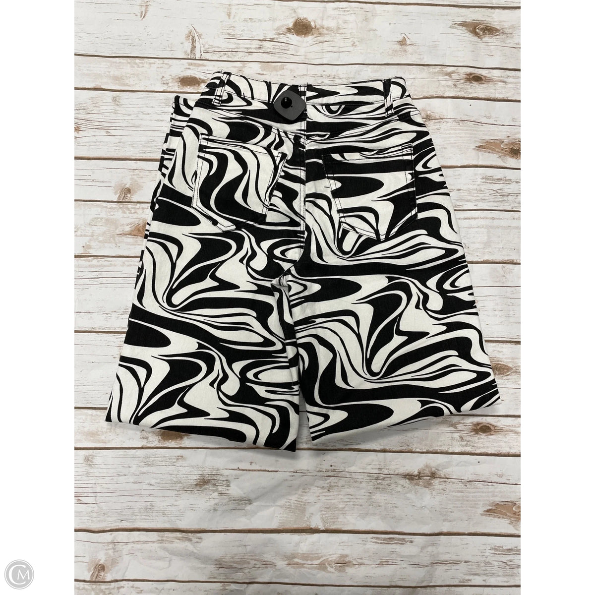 Pants Wide Leg By So In Zebra Print, Size: 2