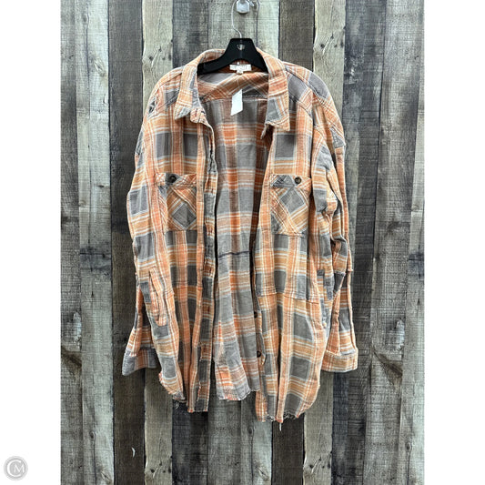 Top Long Sleeve By Oli & Hali In Orange, Size: M