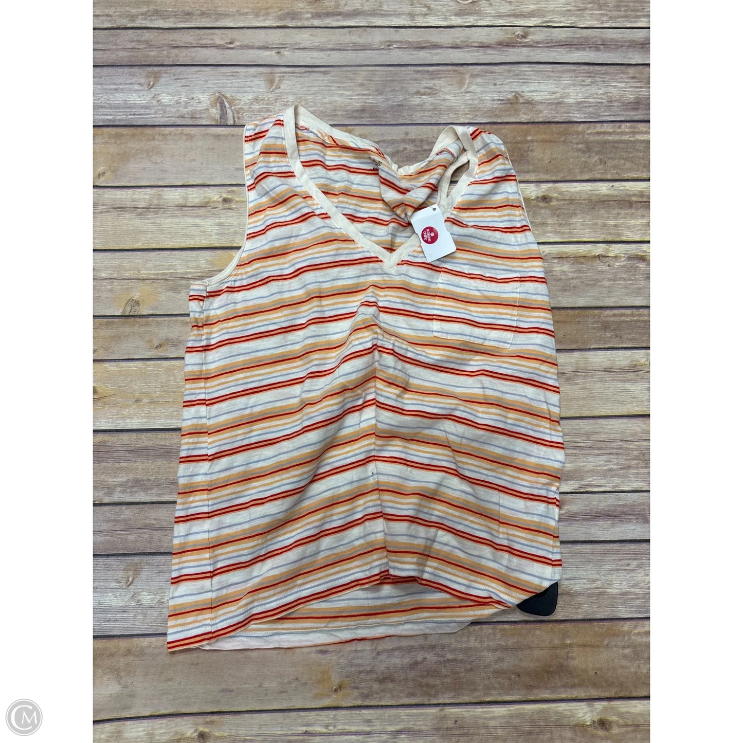 Tank Top By Madewell In Striped Pattern, Size: M