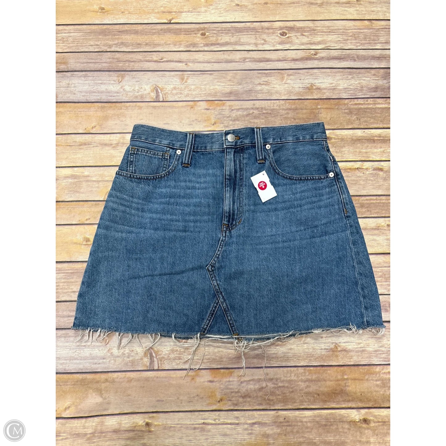 Skirt Mini & Short By Madewell In Blue Denim, Size: 10