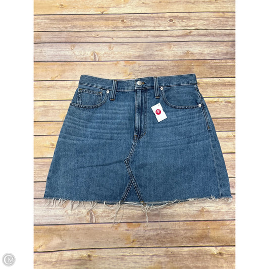 Skirt Mini & Short By Madewell In Blue Denim, Size: 10