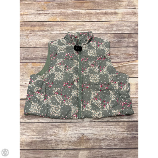 Vest Puffer & Quilted By Cme In Green, Size: L