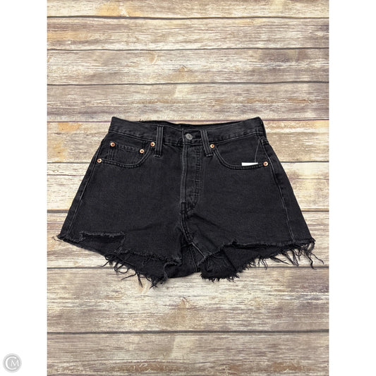 Shorts By Levis In Black Denim, Size: 2
