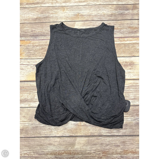Athletic Tank Top By Alo In Grey, Size: S