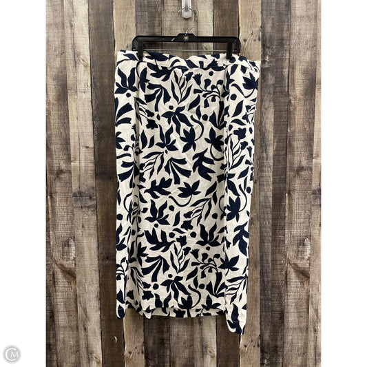 Skirt Maxi By Time And Tru In Blue, Size: Xxl