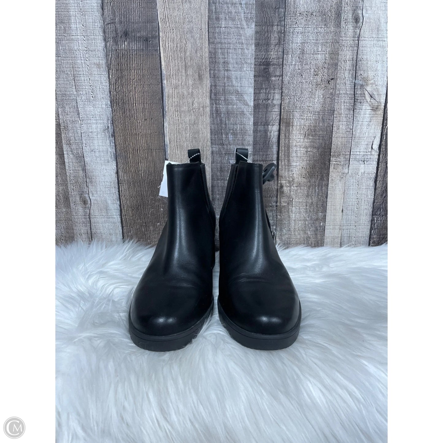 Boots Leather By Abeo In Black, Size: 8