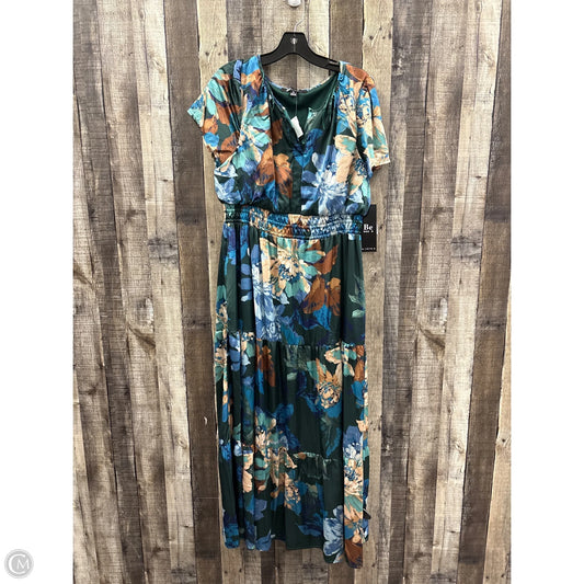 Dress Casual Maxi By Clothes Mentor In Multi-colored, Size: Xl