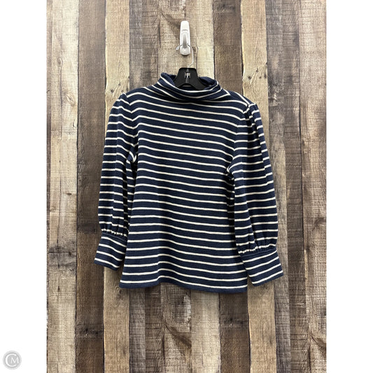 Top Long Sleeve By Madewell In Blue, Size: S
