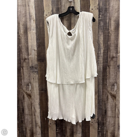 Dress Party Short By Arula In White, Size: 2x