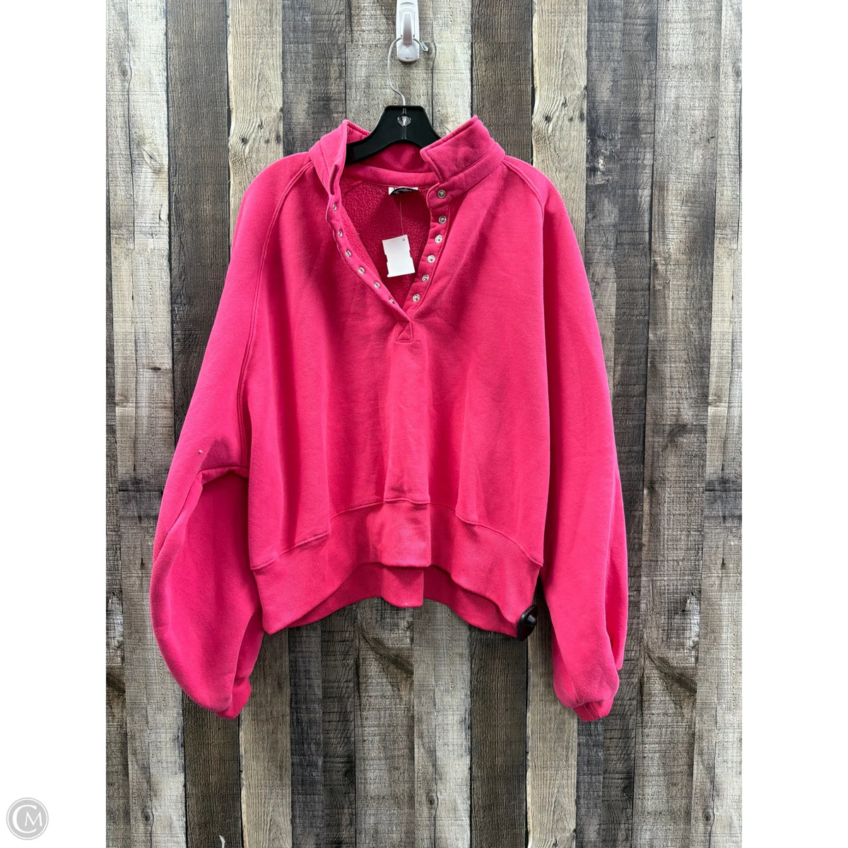 Sweatshirt Collar By Arula In Pink, Size: 2x