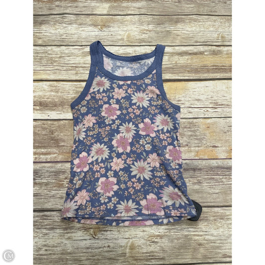 Top Sleeveless Basic By American Eagle In Floral Print, Size: Xs