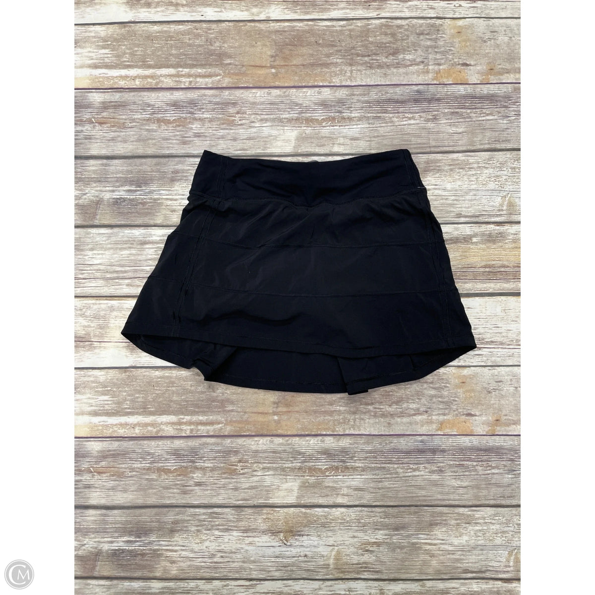 Athletic Skort By Lululemon In Black, Size: 4