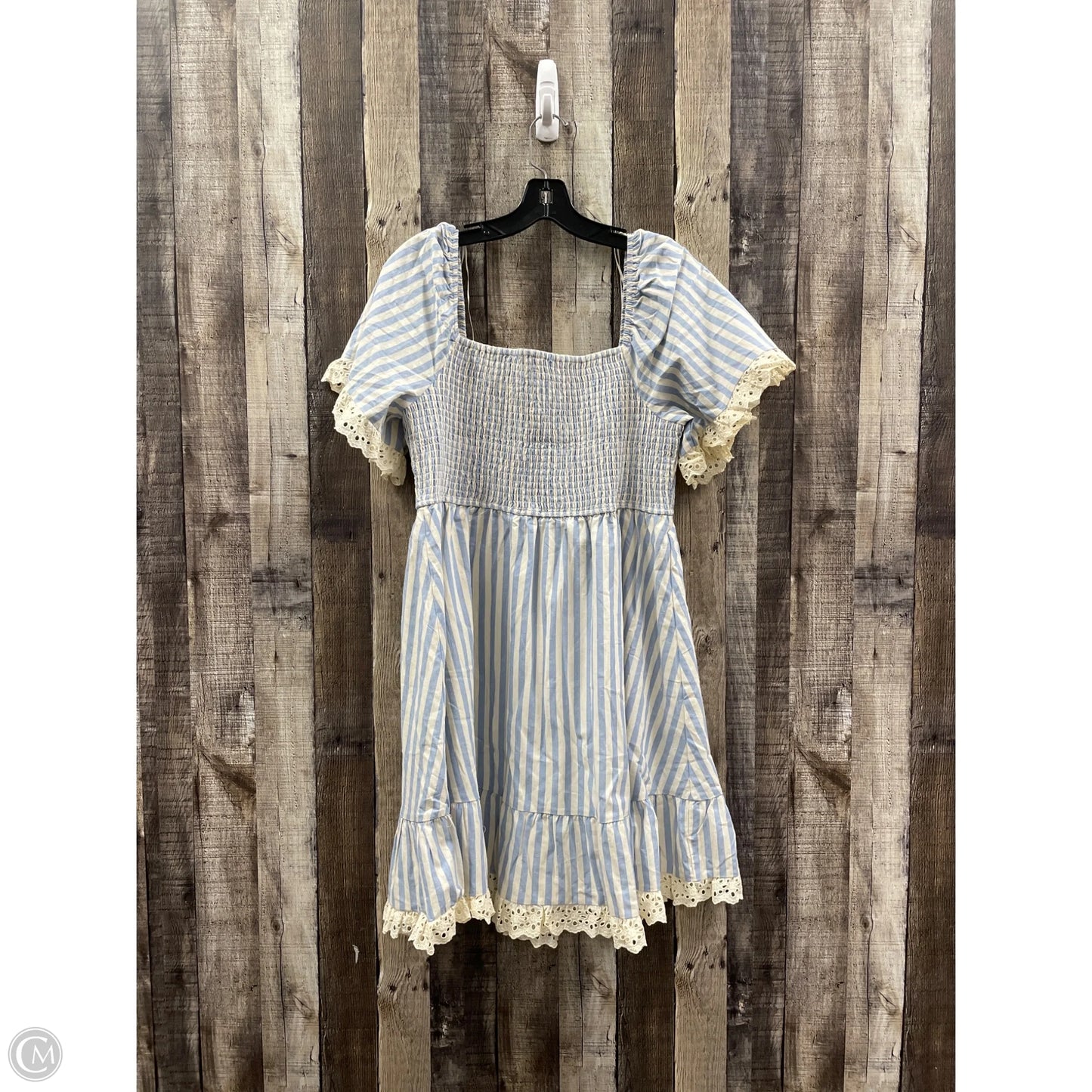 Dress Casual Short By Bibi In Blue, Size: Xl