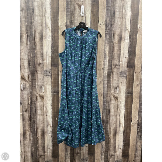 Dress Casual Maxi By J. Crew In Multi-colored, Size: Xl