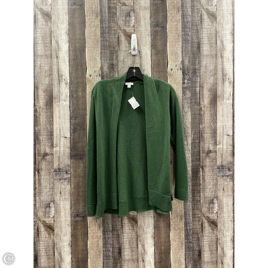 Sweater Cardigan By J. Jill In Green, Size: S